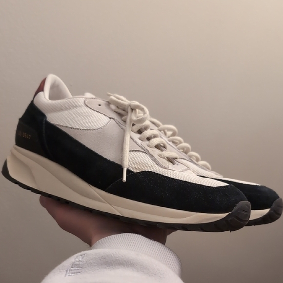 Common Projects Shoes - Common Projects "New Track" Black White Brown